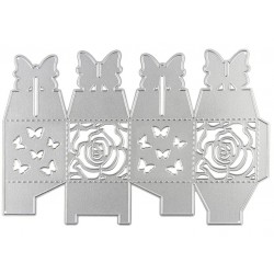 Metall Stanzform Faltbox Rosen