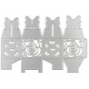 Metall Stanzform Faltbox Rosen