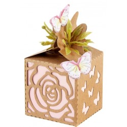 Metall Stanzform Faltbox Rosen