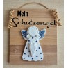 Schild Mein Schutzengel blau