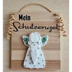 Schild Mein Schutzengel grün