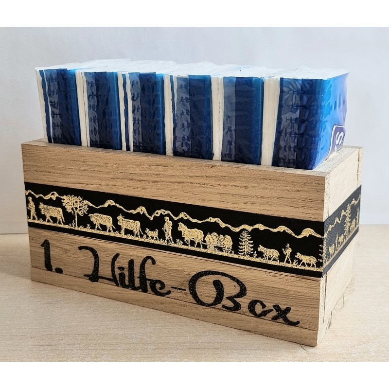 Taschentuch-Böxli 1. Hilfe Box