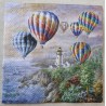 Serviette Heissluftballons