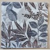 Serviette Blätter braun