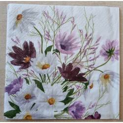 Serviette Wiesenblumen