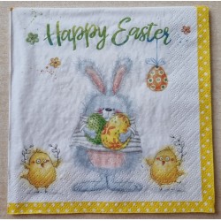 Serviette Happy Easter