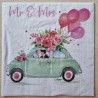 Serviette Mr. & Mrs.