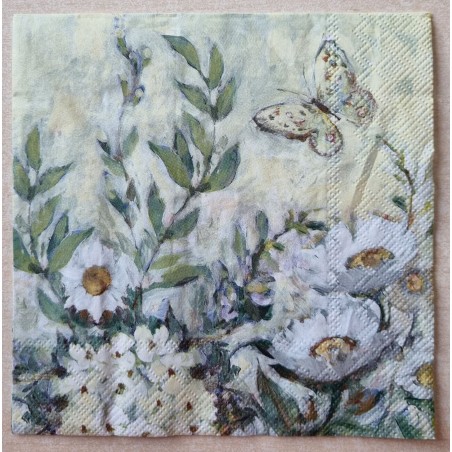Serviette Margriten aquarell