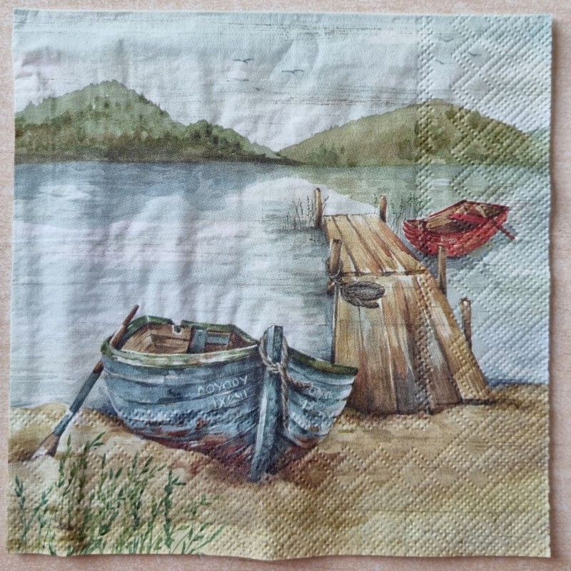 Serviette Boot/Steg