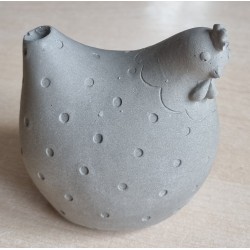 Beton Huhn grau Wetterfest