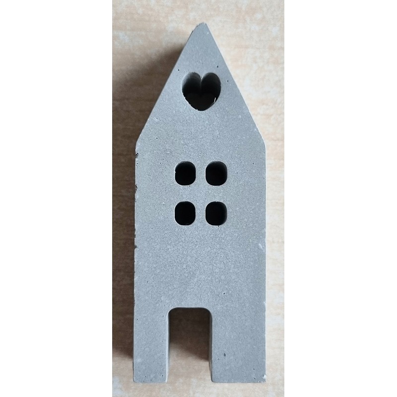 Beton Haus grau Wetterfest