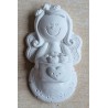 Beton Engel Herzen weiss