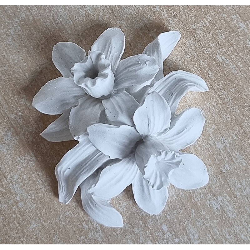 Beton Blumen 1 weiss