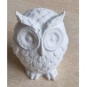 Beton Eule weiss