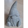 Beton Wichtel sitzend grau