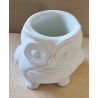 Beton Eule weiss
