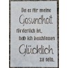 Schablone Da es für meine Gesundheit