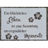 Schablone Ein glückliches Leben