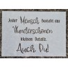 Schablone Jeder Mensch