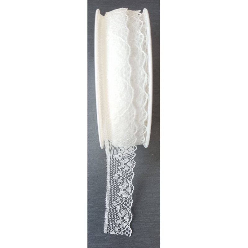 Spitzenband weiss