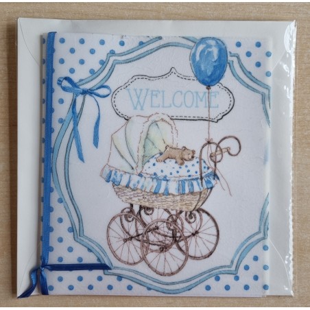 Kinderwagen blau