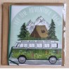 VW Bus grün/Zelt
