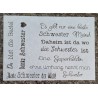 Schablone Schwester