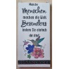 Schild Begegnungen weiss