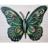 Metall Schmetterling grün/gelb