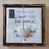 Serviettenhalter geflammt/weiss