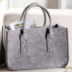Filz Tasche hellgrau
