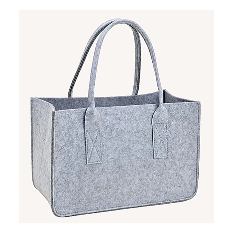 Filz Tasche hellgrau