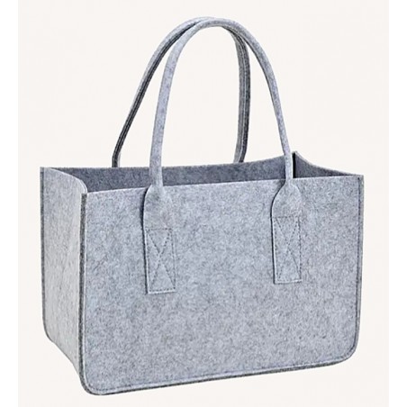 Filz Tasche hellgrau