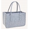 Filz Tasche hellgrau