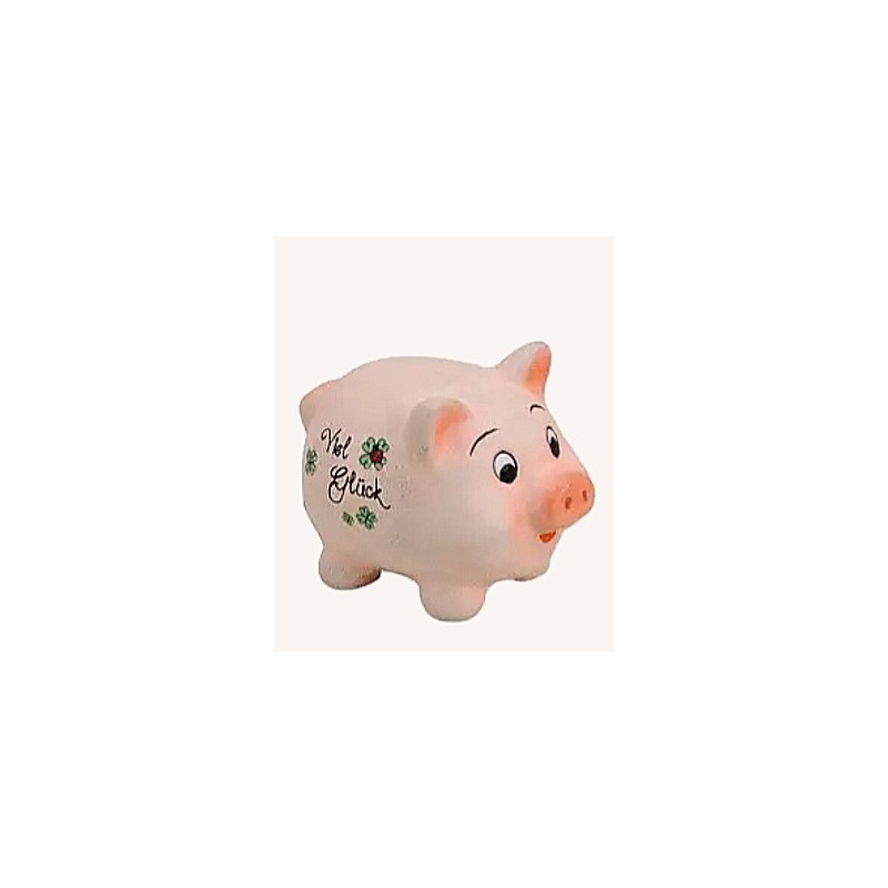 Keramik Schwein Viel Glück