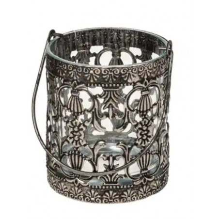Metall Windlicht Antik 1