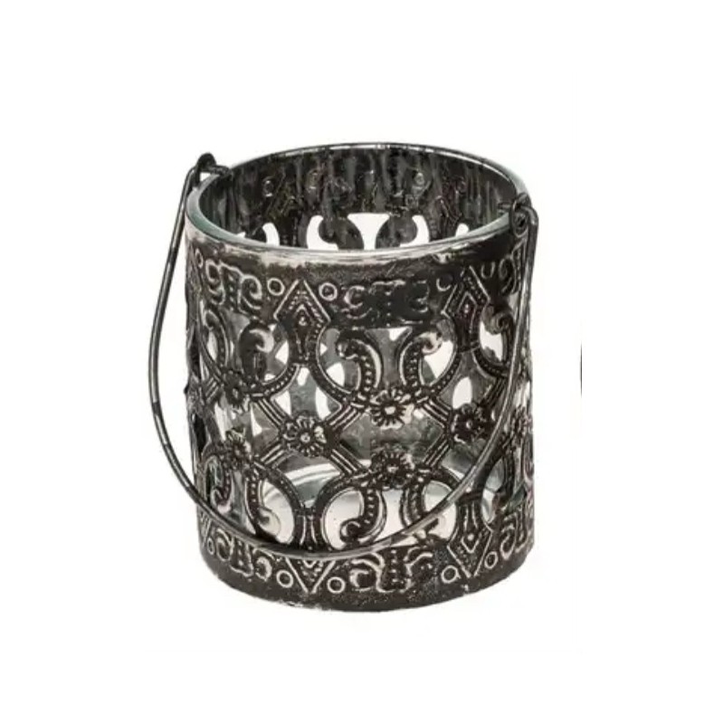 Metall Windlicht Antik 2