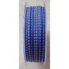 Dekoband kariert blau