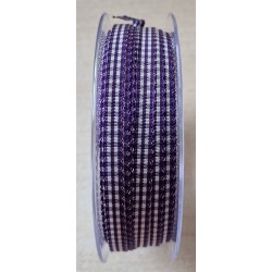 Dekoband kariert violette