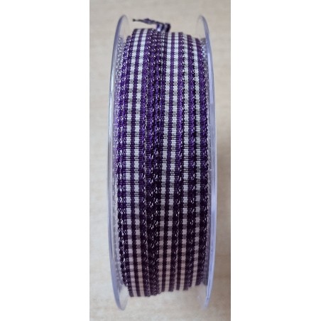 Dekoband kariert violette