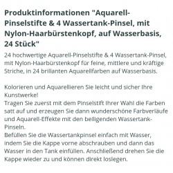 Aquarell Pinselstifte