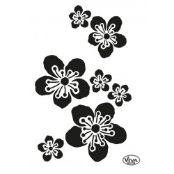 Schablone Kirschblüten