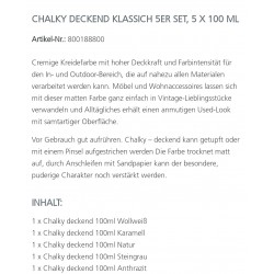 Chalky Farben Set Klassisch