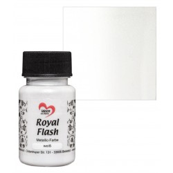 Royal Flash Metallic Farbe weiss