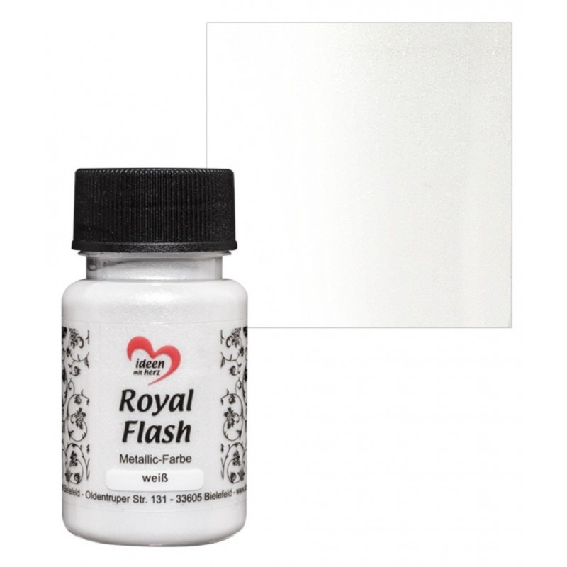 Royal Flash Metallic Farbe weiss