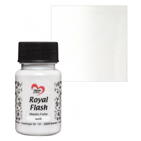 Royal Flash Metallic Farbe weiss