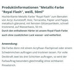 Royal Flash Metallic Farbe weiss