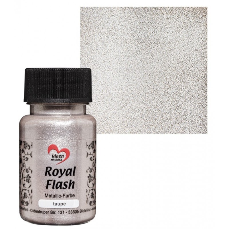 Royal Flash Metallic Farbe taupe