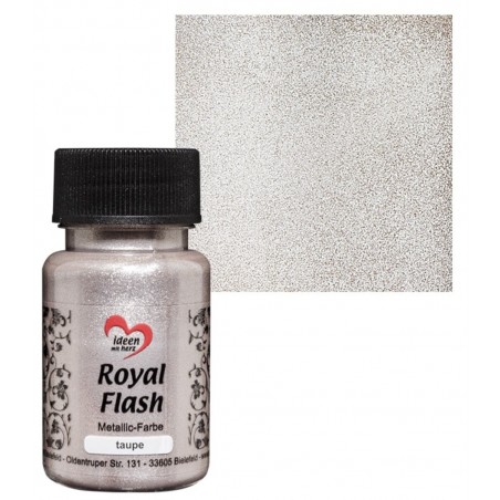 Royal Flash Metallic Farbe taupe