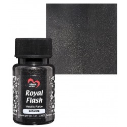 Royal Flash Metallic Farbe schwarz